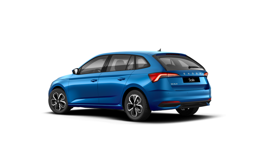 Škoda Scala, 1,0 TSI 85 kW 7° automatická DSG, barva modrá