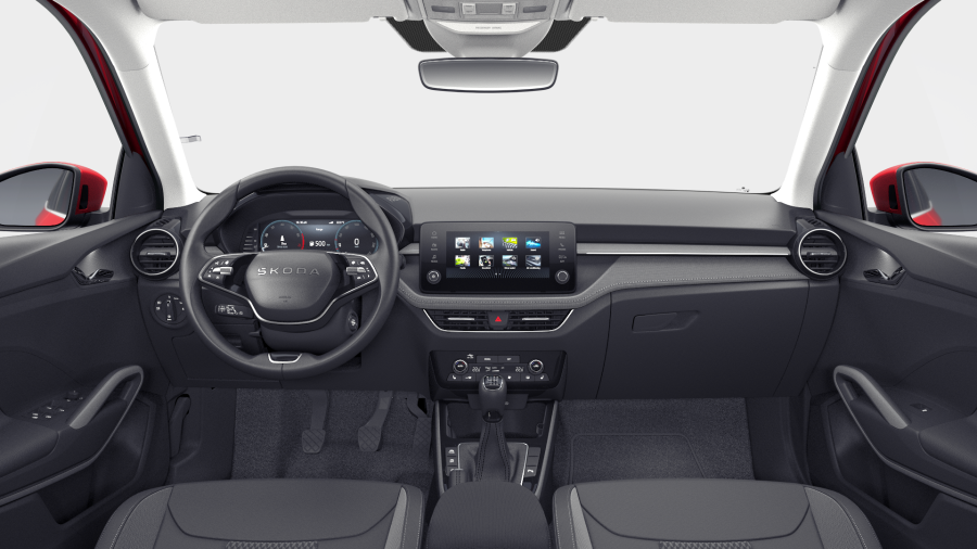 Škoda Fabia, 1,0 TSI 85 kW 6° manuální, barva červená