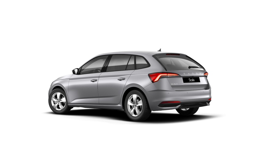 Škoda Scala, 1,0 TSI 85 kW 6° manuální, barva stříbrná