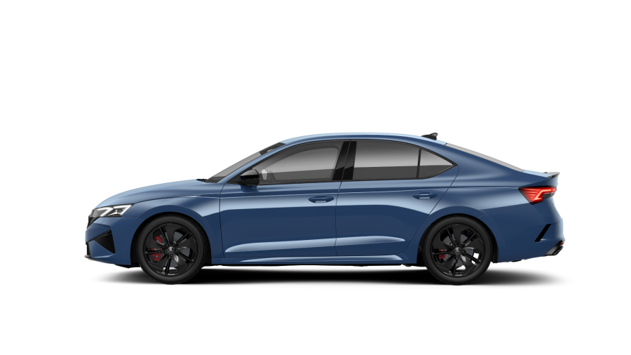 Škoda Octavia, 2,0 TSI 195 kW 7° automatická DSG, barva modrá