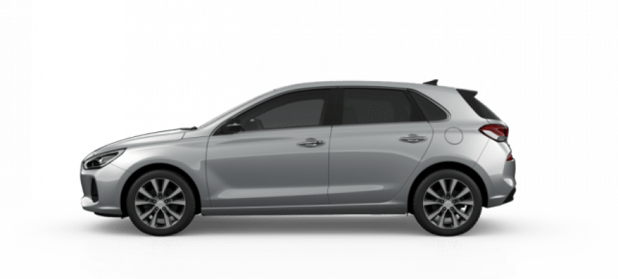 Hyundai i30, 1,4 T-GDI 103 kW (95 NAT) 6 st. man, barva stříbrná