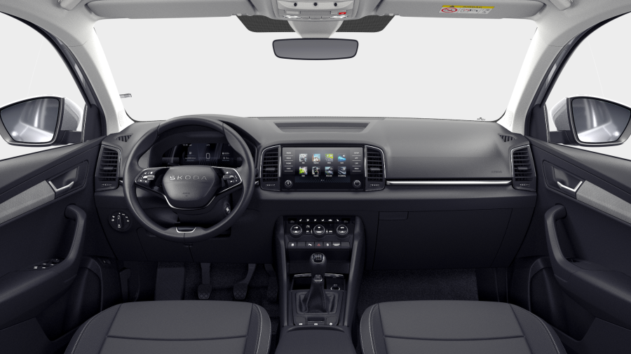 Škoda Karoq, 1,5 TSI 110 kW 6° manuální, barva stříbrná