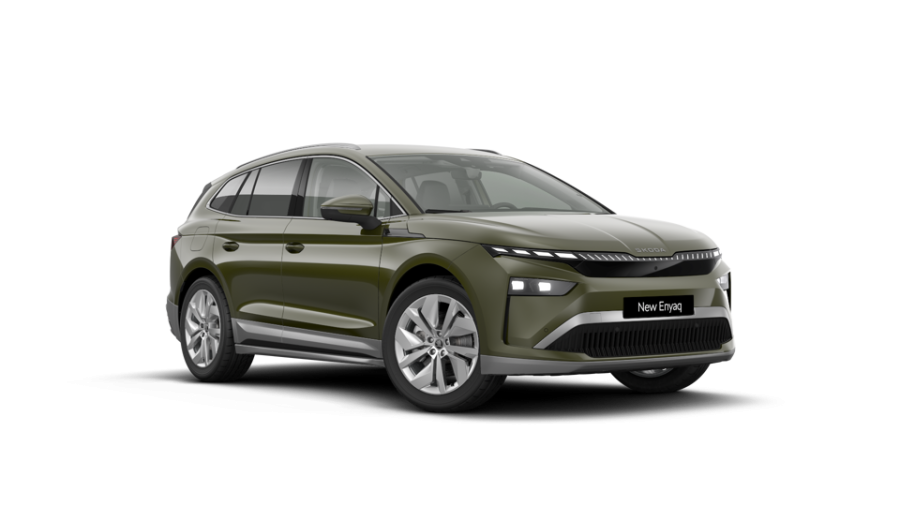 Škoda Enyaq iV, 82 kWh 1° automatická, barva zelená