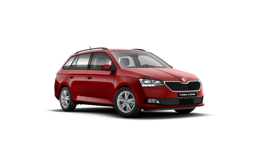 Škoda Fabia, 1,0 TSI 70 kW 5-stup. mech., barva červená
