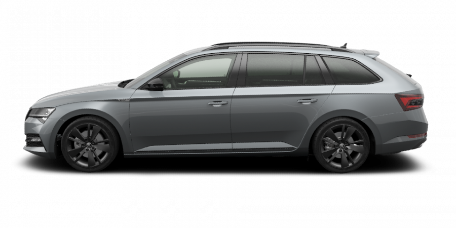 Škoda Superb, 2,0 TSI 140 kW 7-stup. automat., barva šedá