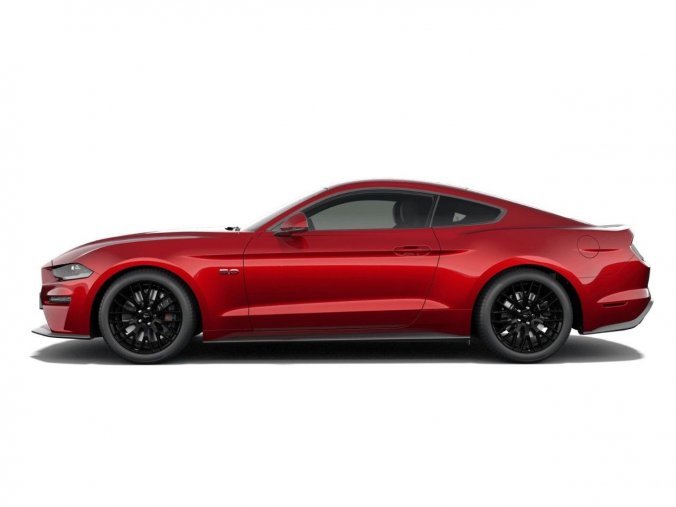 Ford Mustang, liftback, MUSTANG V8 GT Fastback 5,0 GT 330 kW / 449 k 10st. automatic, barva červená