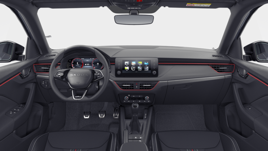 Škoda Scala, 1,5 TSI 110 kW 6° manuální, barva šedá