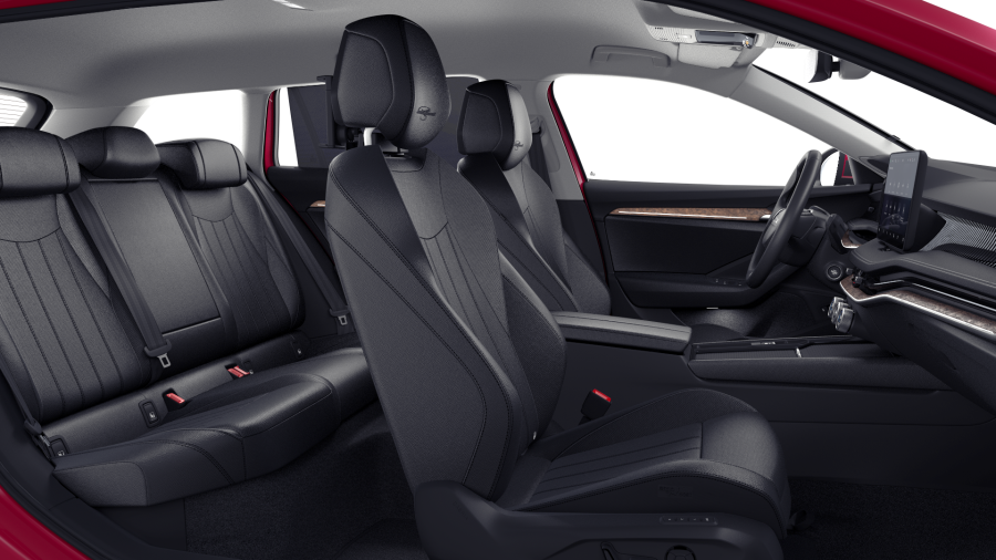 Škoda Superb, 2,0 TDI 142 kW 7° automatická DSG 4x4, barva červená