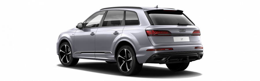 Audi Q7, Q7 S line 55 TFSI quattro, barva stříbrná