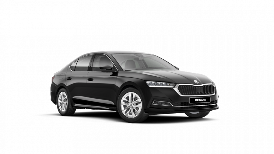 Škoda Octavia, 1,5 TSI 110 kW 6-stup. mech., barva černá