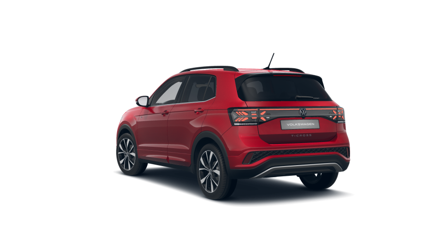 Volkswagen T-Cross, T-Cross R-Line People 1.0 TSI 85 kW 6G, barva červená