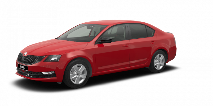 Škoda Octavia, 1,5 TSI 110 kW 6-stup. mech., barva červená