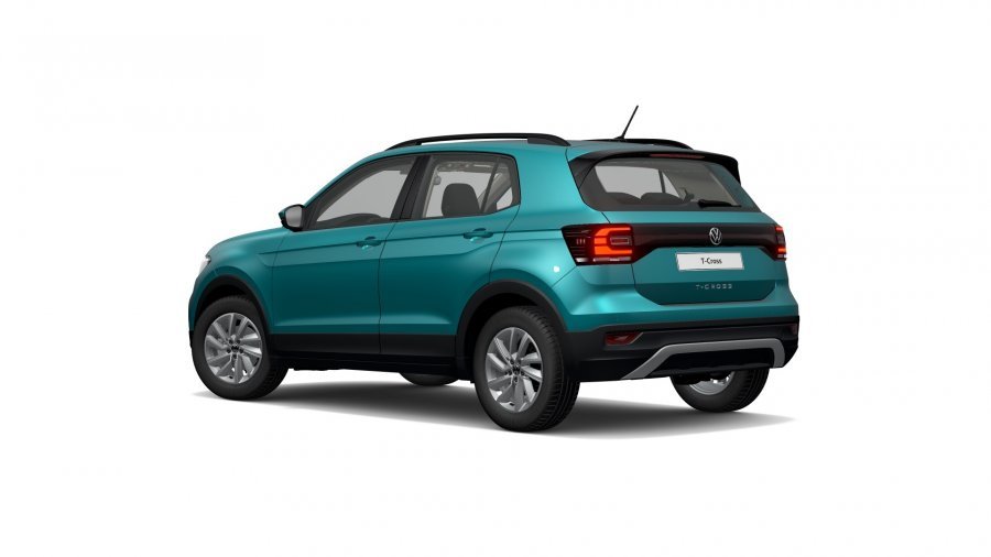 Volkswagen T-Cross, T-Cross Life 1,0 TSI 70 kW 5G, barva tyrkysová