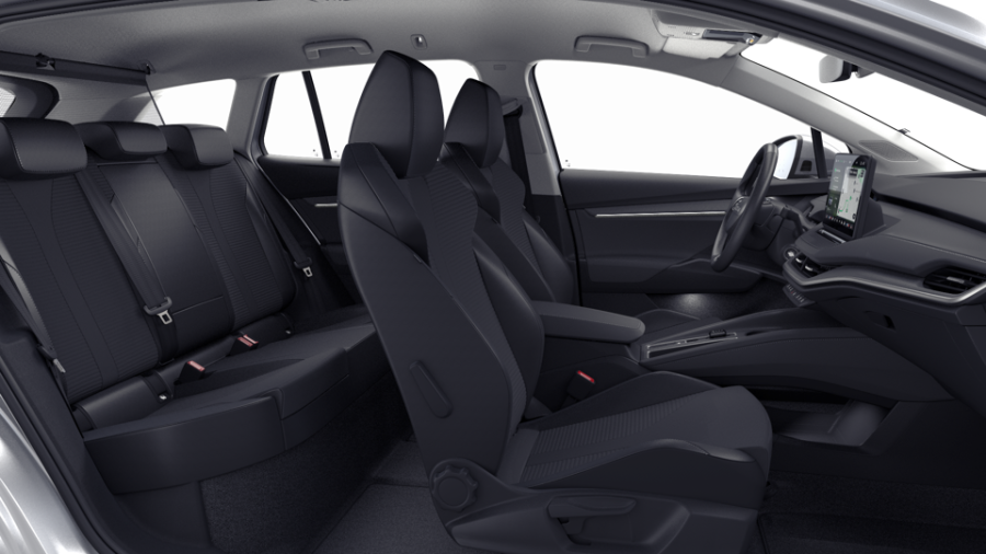 Škoda Enyaq iV, 82 kWh 210,00 kW 1° automatická, barva stříbrná