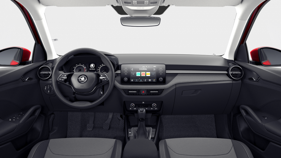 Škoda Fabia, 1,0 TSI 70 kW 5-stup. mech., barva červená