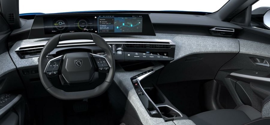 Peugeot 3008, Peugeot 3008 ALLURE Hybrid 145 e-DCS6, barva modrá