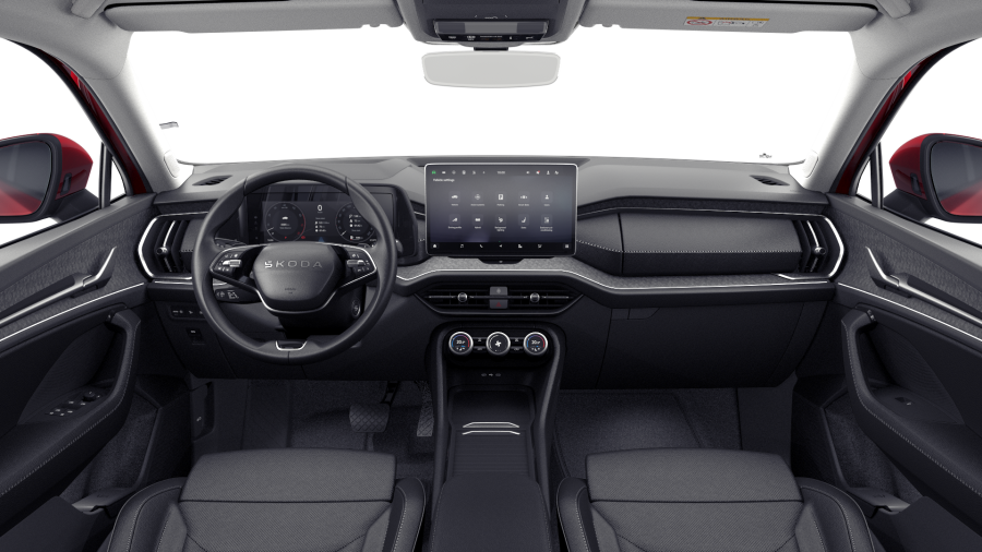 Škoda Kodiaq, 2,0 TSI 150 kW 7° automatická DSG 4x4, barva červená