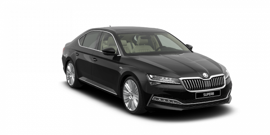 Škoda Superb, 2,0 TDI 147 kW 7-stup. automat. 4x4, barva černá