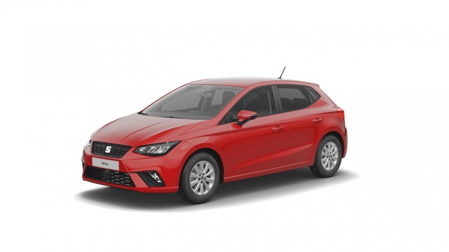 Seat Ibiza, Ibiza Style 1.0 TSI 110k DSG, barva červená