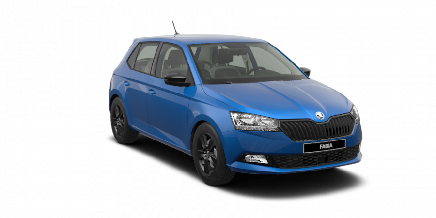 Škoda Fabia, 1,0 TSI 70 kW 5-stup. mech., barva modrá