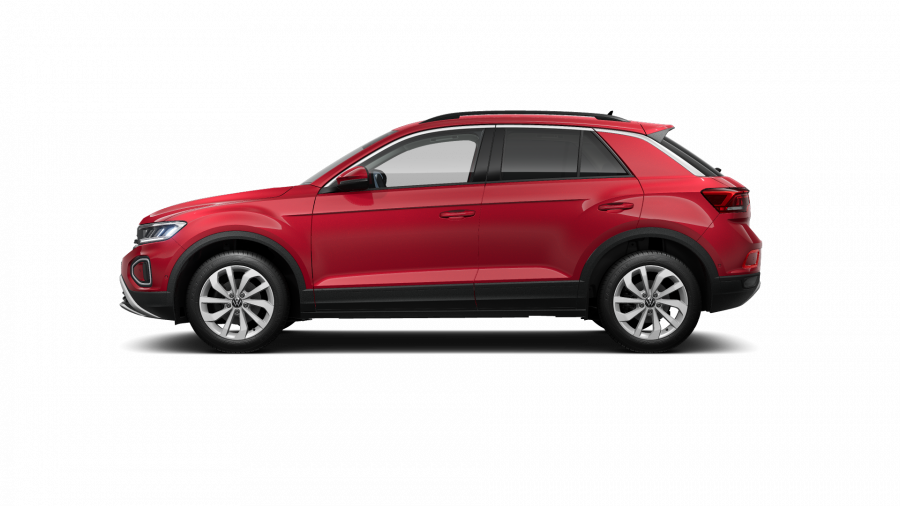 Volkswagen T-Roc, T-Roc Life 1,5 TSI 110 kW 7DSG, barva červená