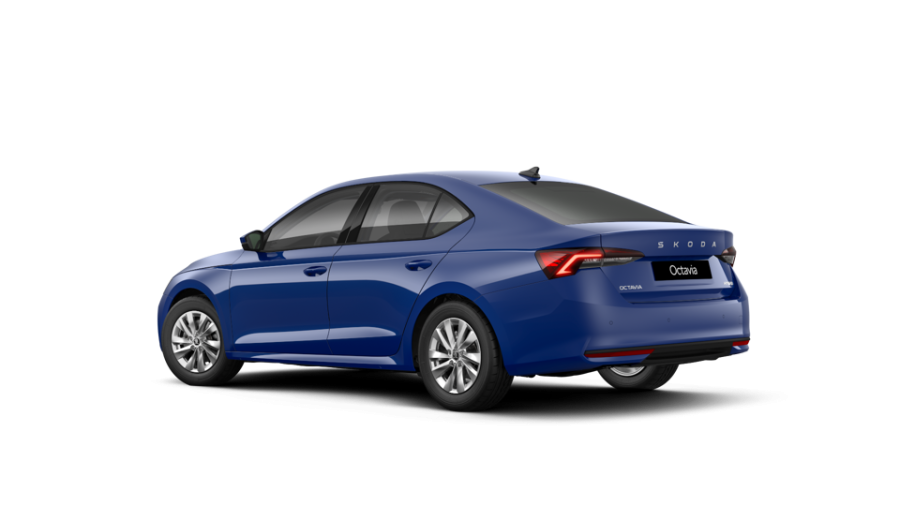 Škoda Octavia, 1,5 TSI m-HEV 85 kW 7° automatická DSG, barva modrá