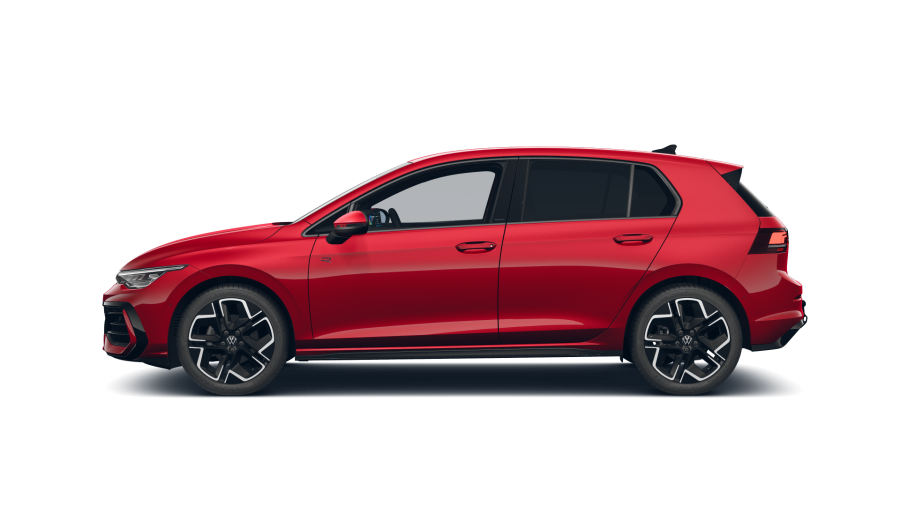 Volkswagen Golf, Golf R-Line People 1,5 eTSI 7DSG mHEV, barva červená