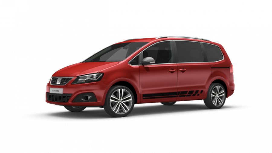 Seat Alhambra, Xcellence 1.4 TSI 150k DSG, barva červená