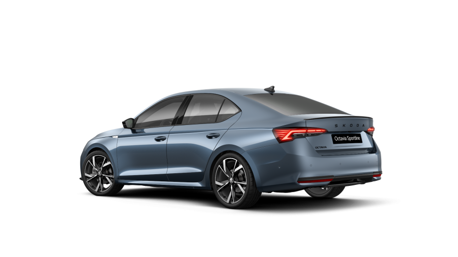 Škoda Octavia, 1,5 TSI m-HEV 110 kW 7° automatická DSG, barva modrá