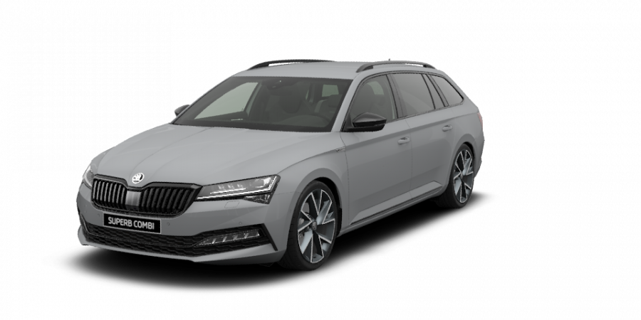 Škoda Superb, 2,0 TDI 147 kW 7-stup. automat., barva šedá