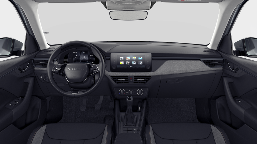 Škoda Kamiq, 1,5 TSI 110 kW 6-stup. mech., barva stříbrná