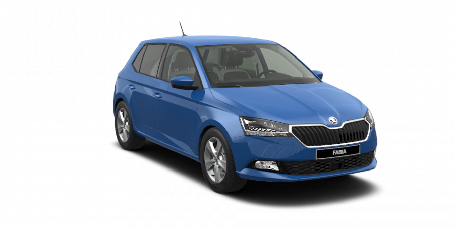 Škoda Fabia, 1,0 TSI 81 kW 6-stup. mech., barva modrá