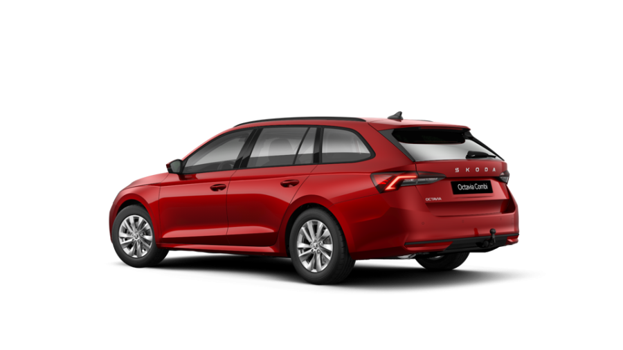 Škoda Octavia, 1,5 TSI m-HEV 110 kW 7° automatická DSG, barva červená