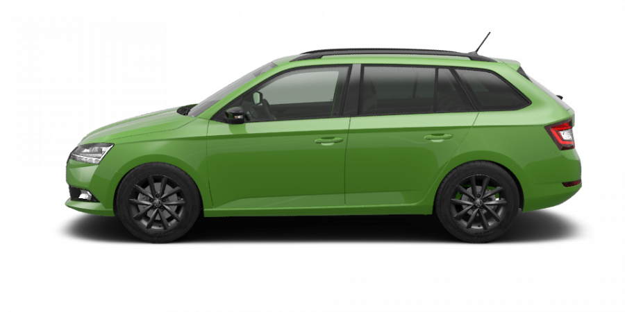 Škoda Fabia, 1,0 TSI 81 kW 6-stup. mech., barva zelená