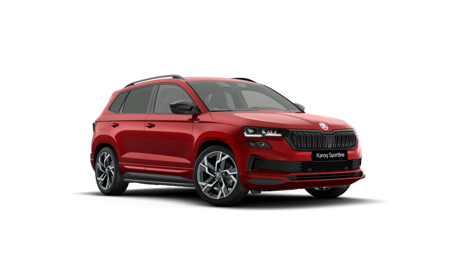 Škoda Karoq, 2,0 TDI 110 kW 7° automatická DSG 4x4, barva červená