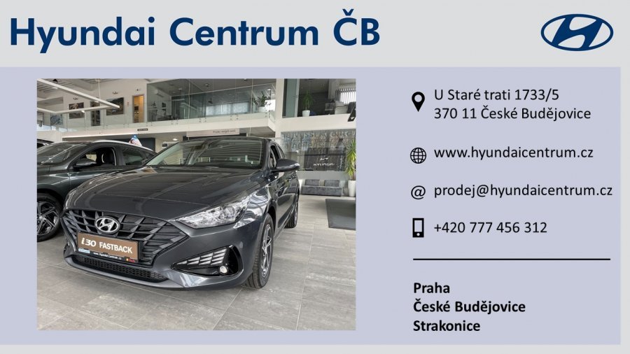Hyundai i30, 1,0 T-GDI 88 kW (95 NAT) 6 st. man, barva černá