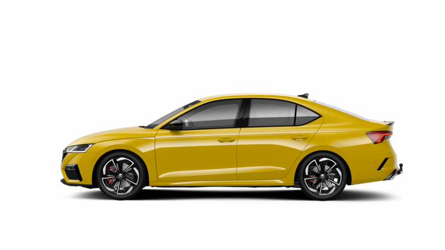 Škoda Octavia, 2,0 TSI 180 kW 7-stup. automat., barva žlutá