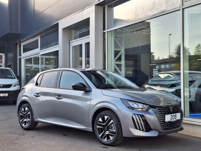 Peugeot 208, Peugeot 208 ALLURE 1.2 TURBO 100k MAN6, barva šedá