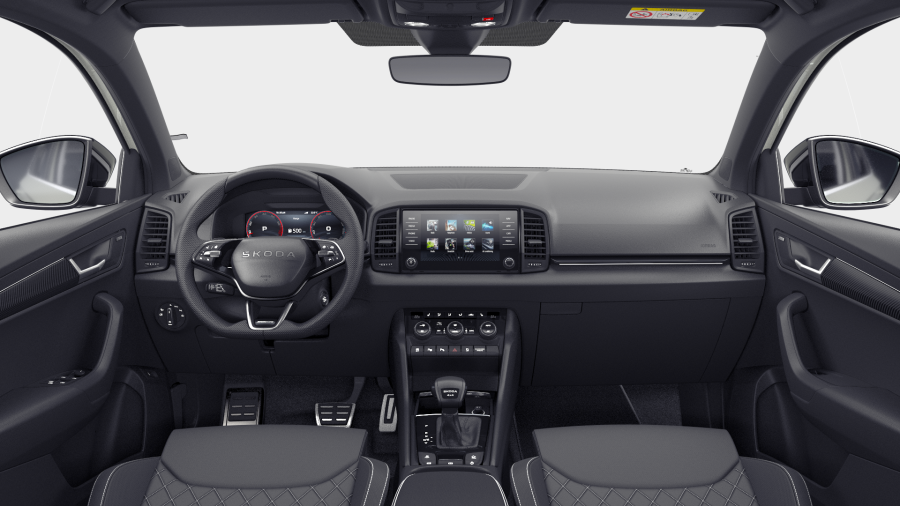 Škoda Karoq, 2,0 TSI 140 kW 7° automatická DSG 4x4, barva šedá