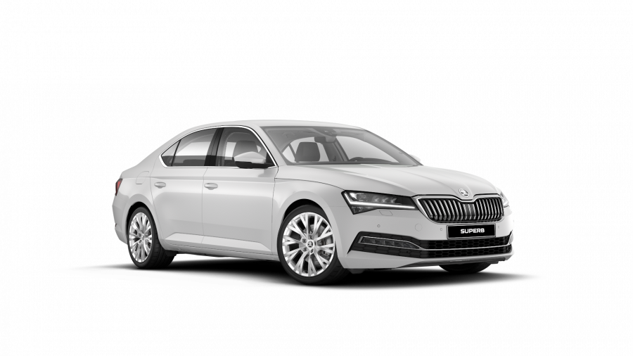 Škoda Superb, 2,0 TDI 147 kW 7-stup. automat. 4x4, barva bílá