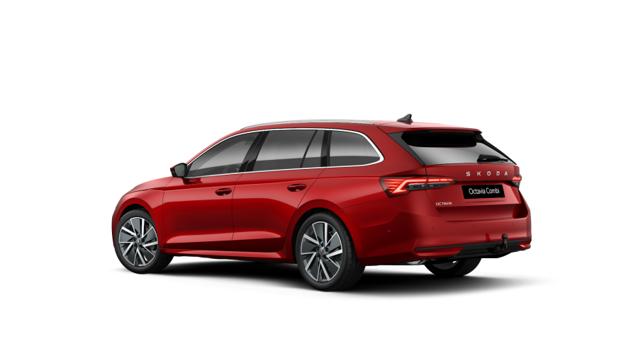 Škoda Octavia, 2,0 TDI 110 kW 7° automatická DSG, barva červená