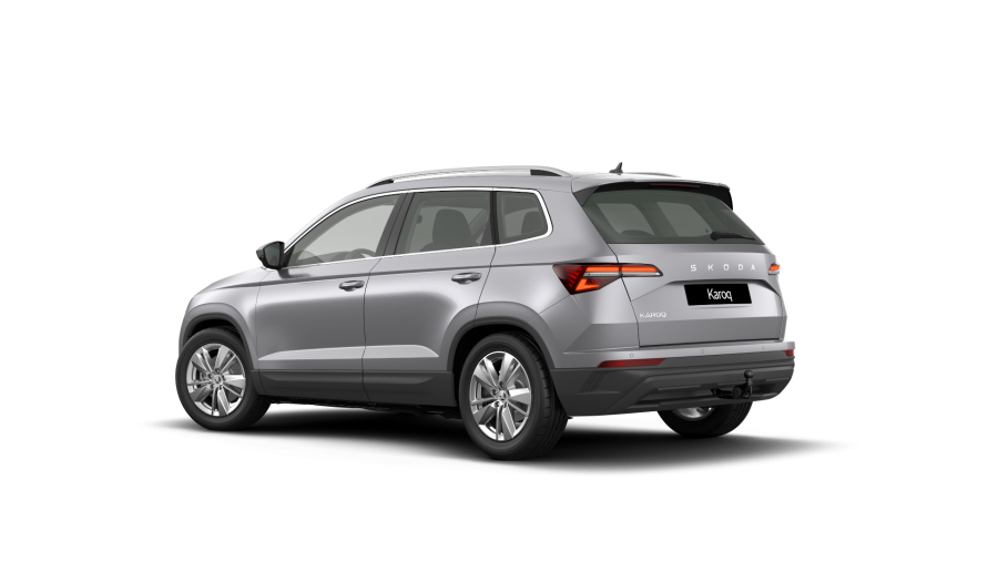 Škoda Karoq, 1,5 TSI 110 kW 7° automatická DSG, barva stříbrná