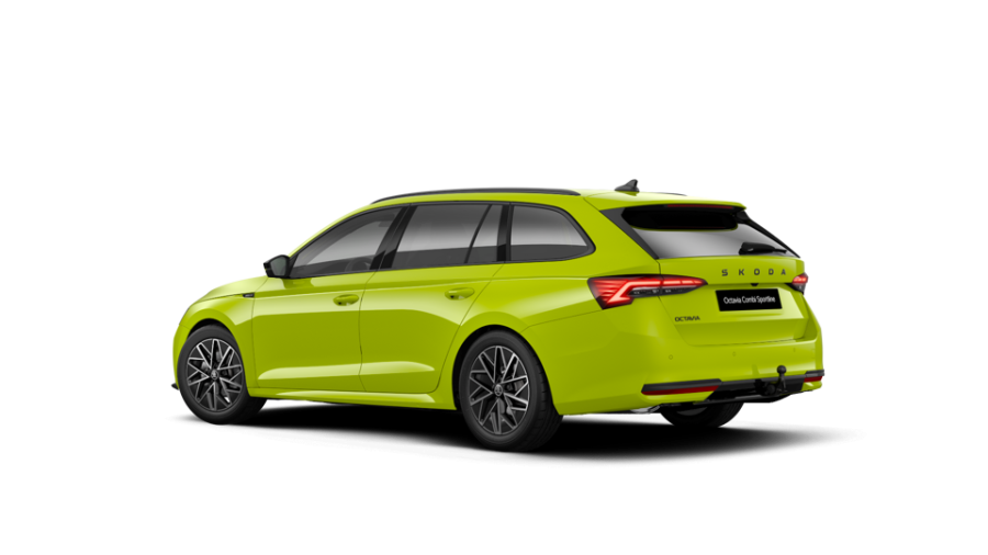 Škoda Octavia, 1,5 TSI m-HEV 110 kW 7° automatická DSG, barva zelená