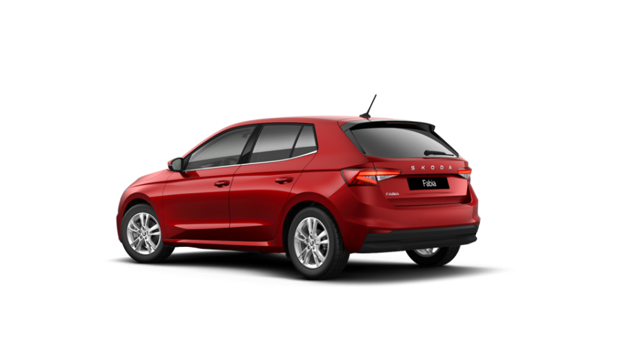 Škoda Fabia, 1,0 TSI 85 kW 6-stup. mech., barva červená