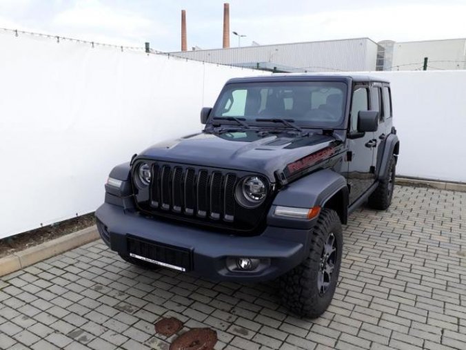 Jeep Wrangler, 2,0T 270 PS Rubicon Unlimited, barva černá