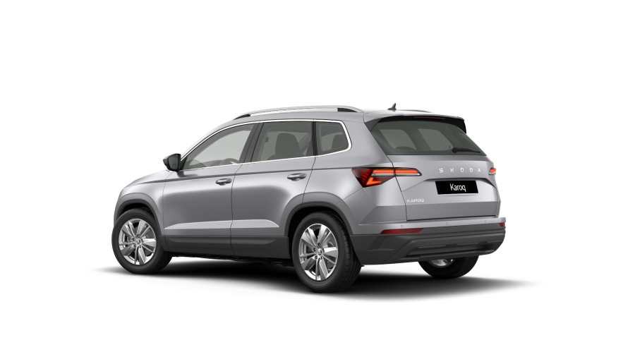 Škoda Karoq, 1,5 TSI 110 kW 7° automatická DSG, barva stříbrná