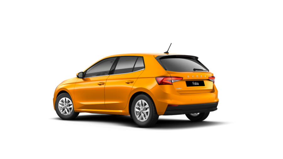 Škoda Fabia, 1,0 TSI 85 kW 7-stup. automat., barva oranžová