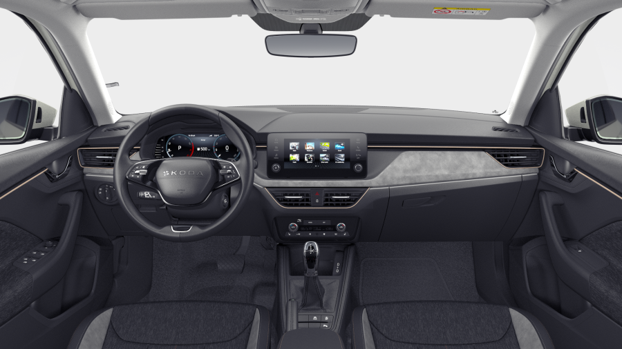 Škoda Scala, 1,5 TSI 110 kW 7° automatická DSG, barva šedá