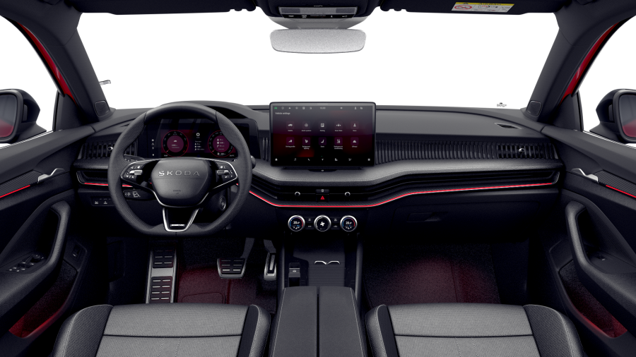 Škoda Superb, 2,0 TSI 195 kW 7° automatická DSG 4x4, barva červená