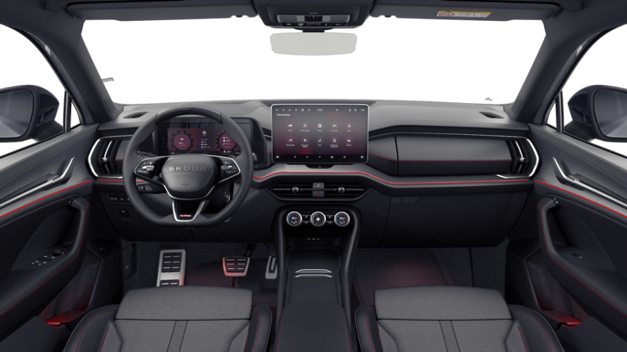 Škoda Kodiaq, 2,0 TSI 195 kW 7° automatická DSG 4x4, barva stříbrná